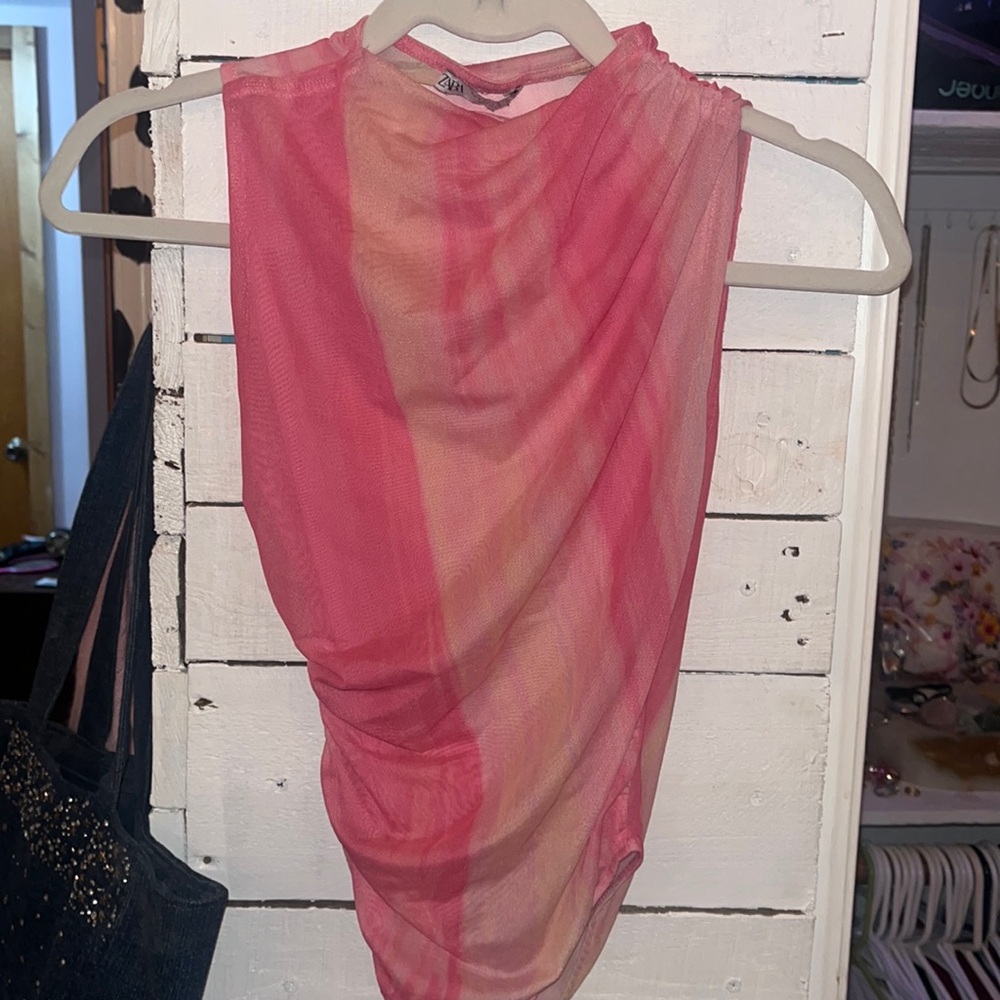 Zara Pink Bodysuit